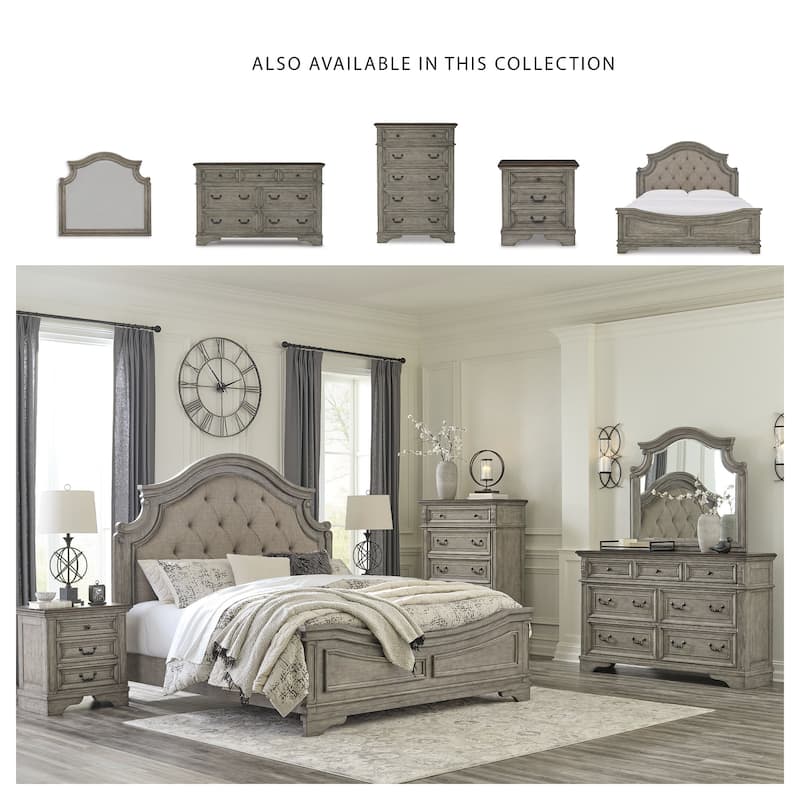 Signature Design by Ashley Lodenbay Antique Gray Panel Bed