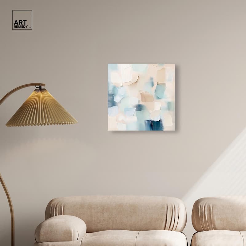 Celadon Haze II Canvas by Art Remedy, Gallery Wrapped