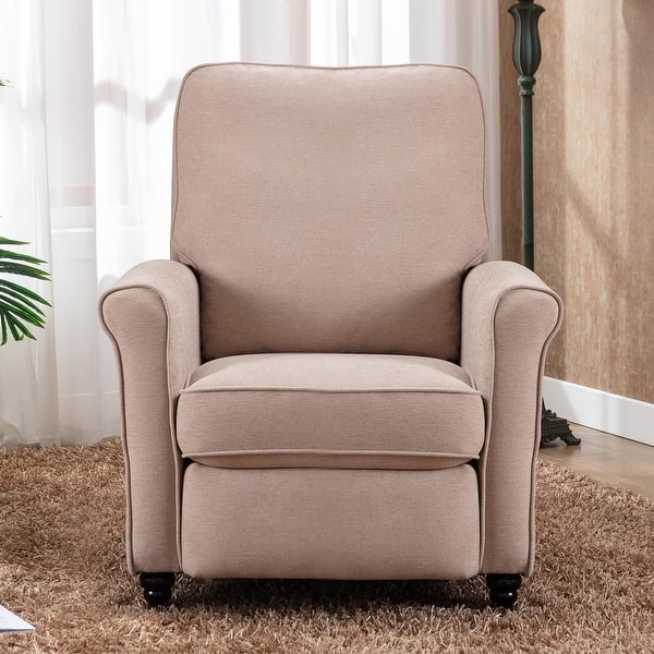 slide 2 of 21, Uper Soft And Modern Pushback Recliner Beige