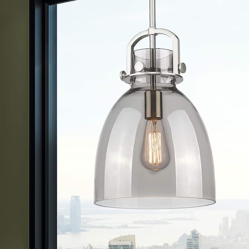 Innovations Lighting Newton Bell - 1 Light 10" Stem Hung Pendant