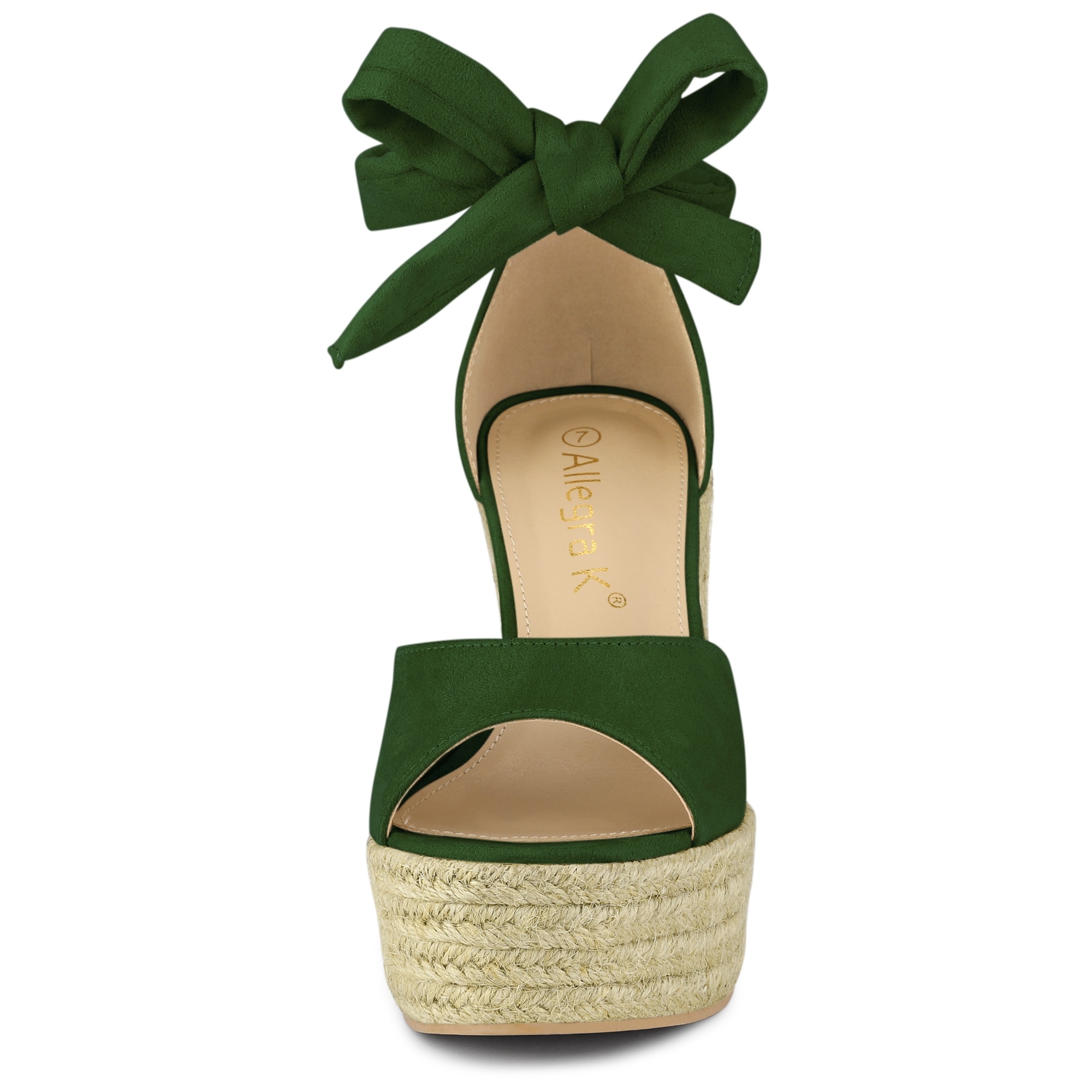 peep toe espadrille wedges with ankle ties