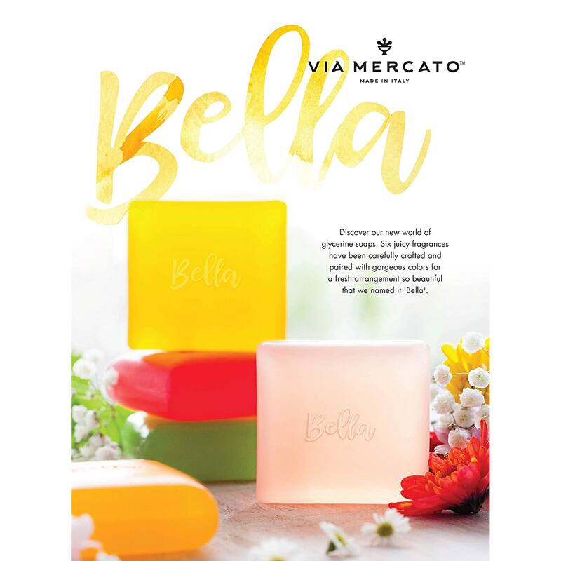 Via Mercato-Bella-100G Glycerin Soap-Goji Berry Black Currant & Coconut