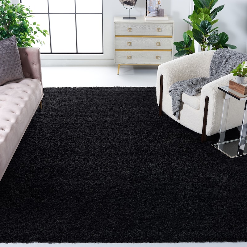 SAFAVIEH Laguna Shag Verdiana Solid 2-inch Thick Rug