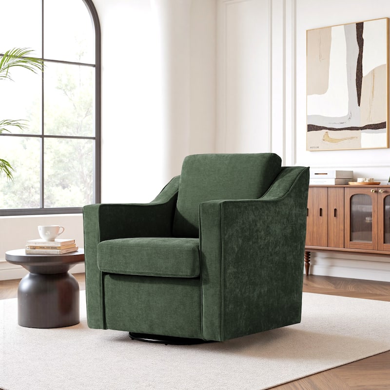 Modern 30.5" W Swivel Armchair Accent chair