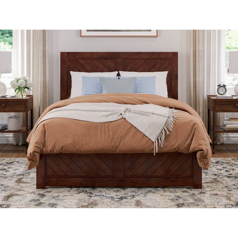 Canyon Foundation Bed Frame with Matching Footboard