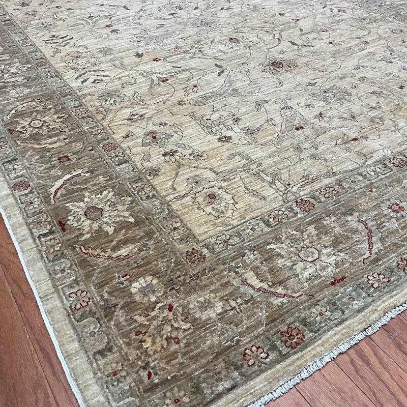 HERAT ORIENTAL Handmade Oushak Wool Rug - 6'2" x 8'8"