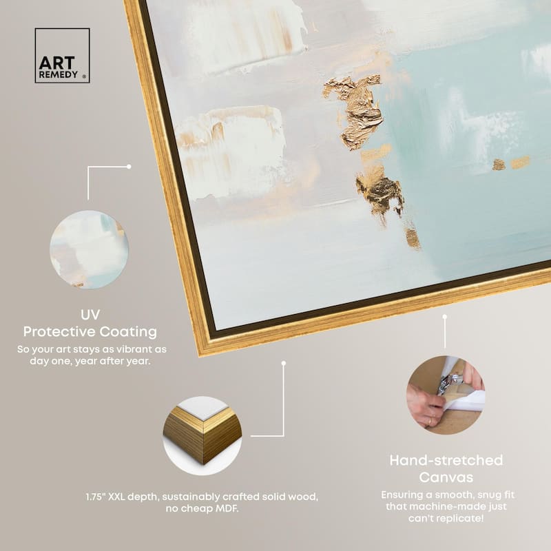 Misty Luxe I Canvas by Art Remedy