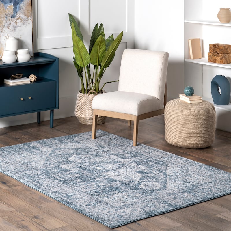 Nuloom Sofia Faded Persian Medallion Area Rug