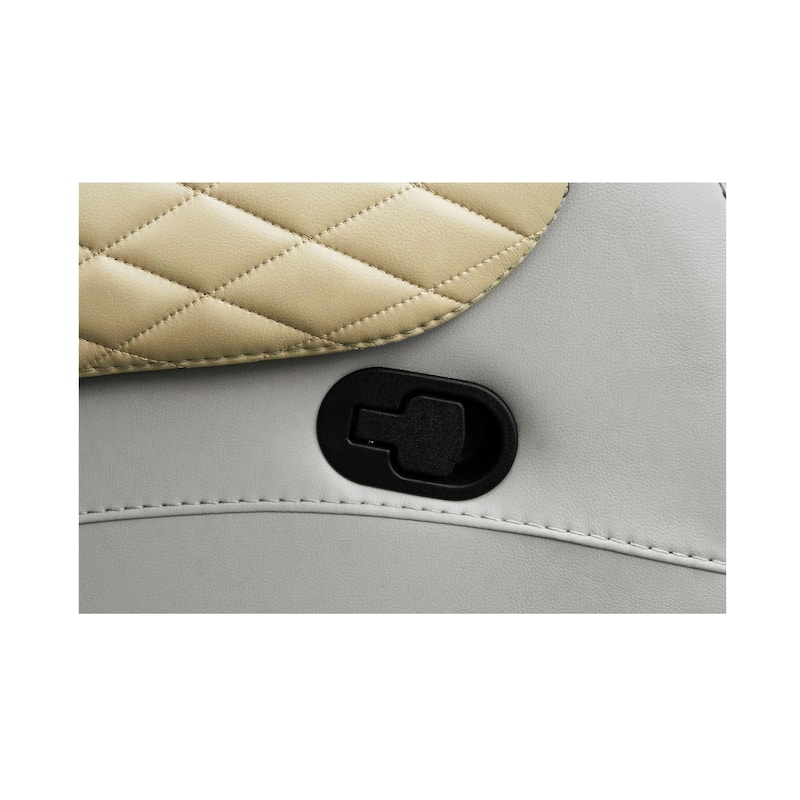 Kamiri 5 - Piece Faux Leather Reclining Two-Tone Sectional