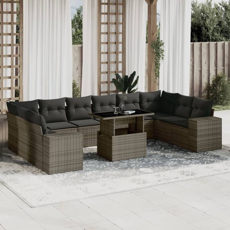 vidaXL Garden Sofa Set - 21.7 x 39.4 x 28.7