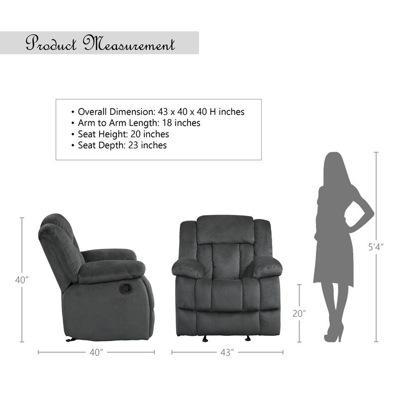 Brooks 3-Piece Reclining Living Room Set