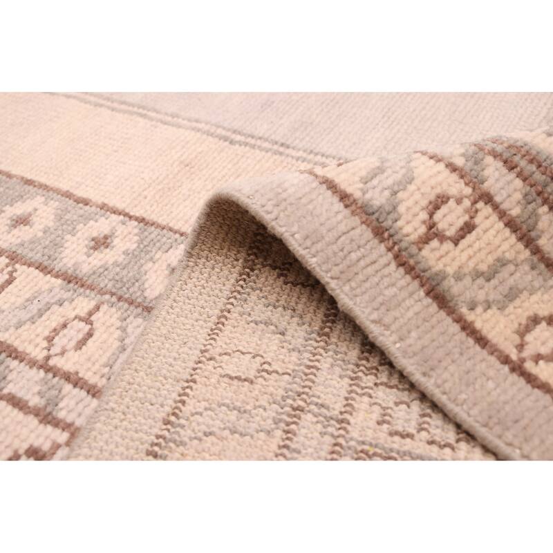 ECARPETGALLERY Hand-knotted Jules Serapi Beige Wool Rug - 8'2 x 10'1