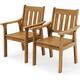 Option Teak 2 Chairs