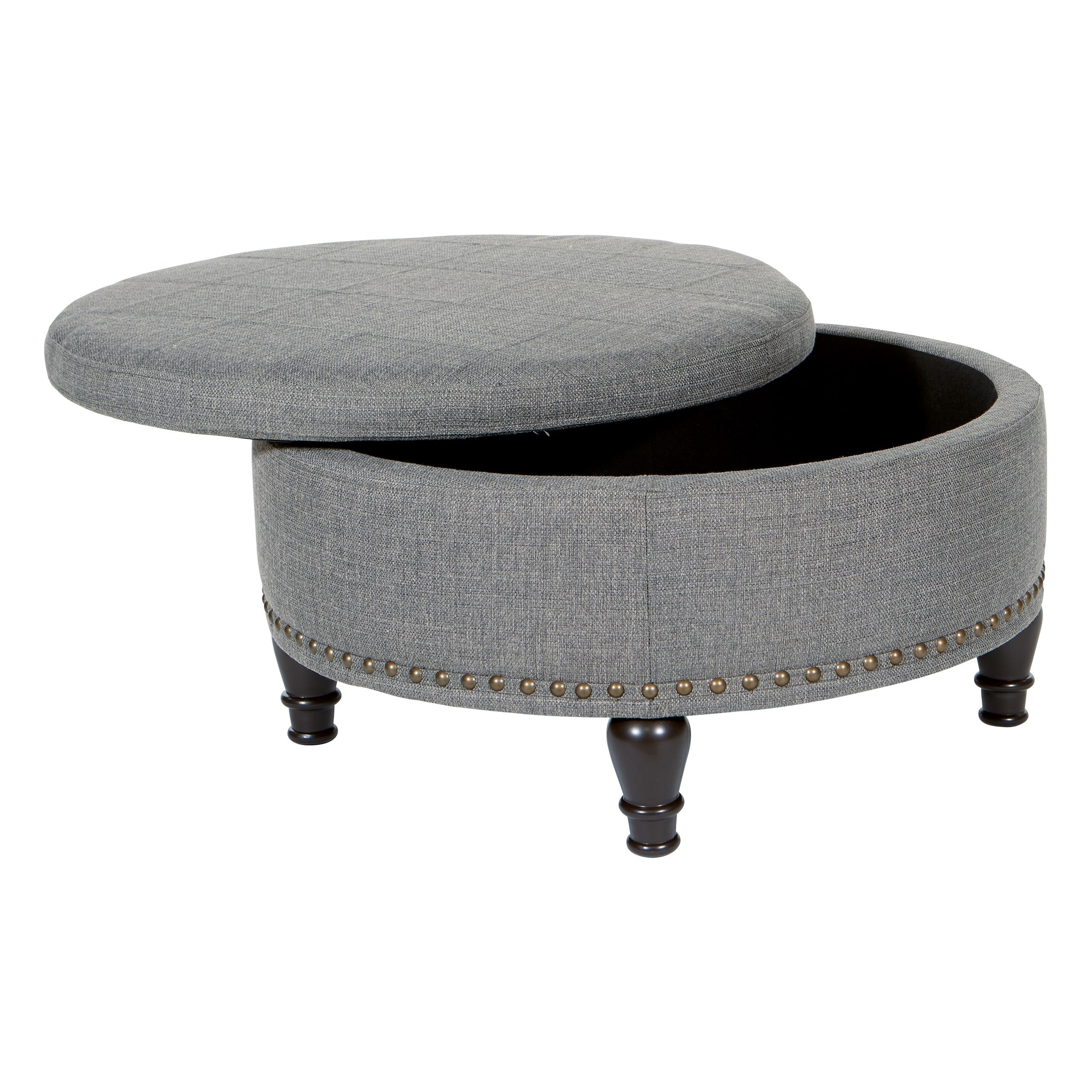 Copper Grove Payara Round Storage Ottoman On Sale Bed Bath