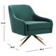 preview thumbnail 23 of 28, SAFAVIEH Couture Leyla Channeled Velvet Accent Chair - 28.2" W x 29.9" L x 31.6" H