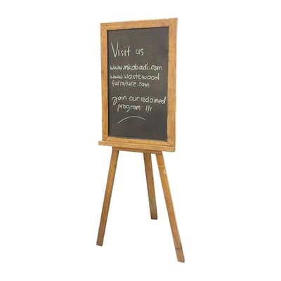 Standing Blackboard Wood - A