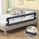 preview thumbnail 13 of 17, Gymax 2PCS 71'' Toddler Foldable Bed Rail w/ Adjustable Safety Strap
