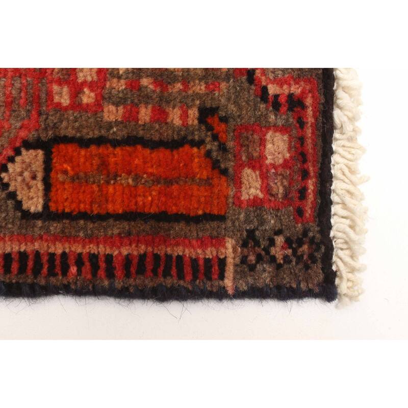 ECARPETGALLERY Hand-knotted Andelz Red Wool Rug - 3'9 x 6'4