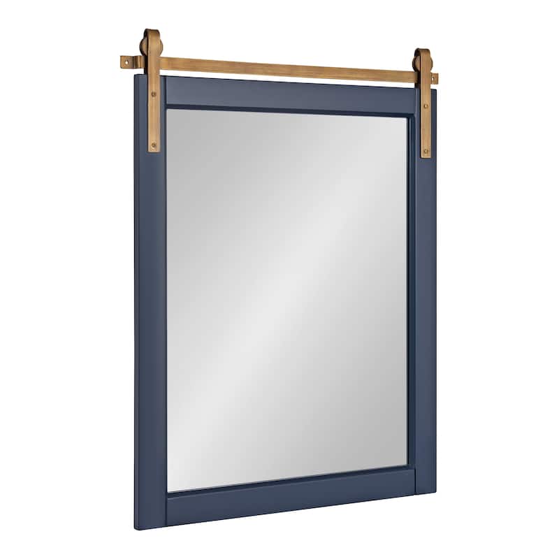 Kate and Laurel Skylan Decorative Wall Mirror - 24x31 - Navy Blue