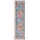 preview thumbnail 79 of 164, SAFAVIEH Monaco Lillie Boho Medallion Distressed Area Rug 2'2" x 10' Runner - Light Blue/Fuchsia