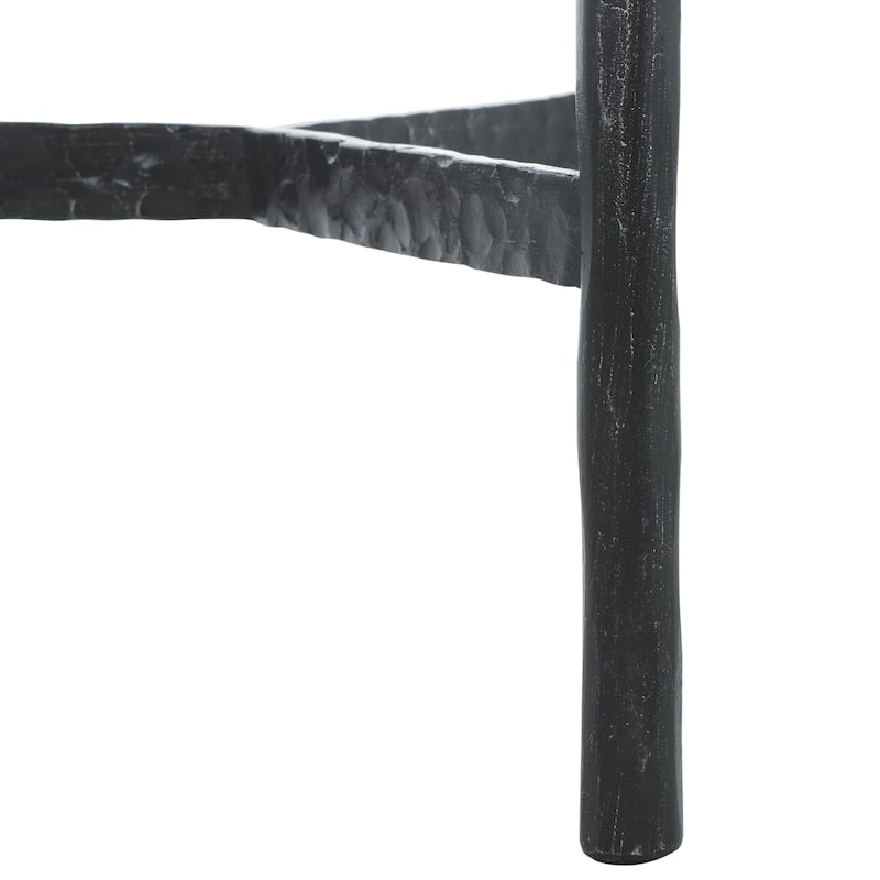 SAFAVIEH Couture Marylou Marble Top Drink Table - 13"W x 12"D x 23"H