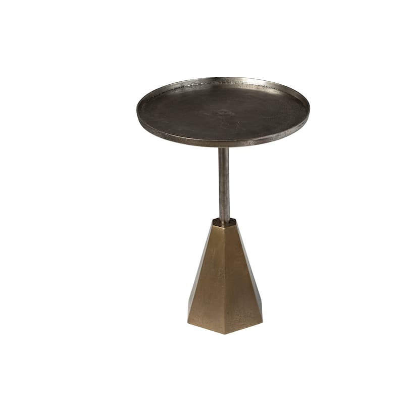 Boulder Side Table, Silver