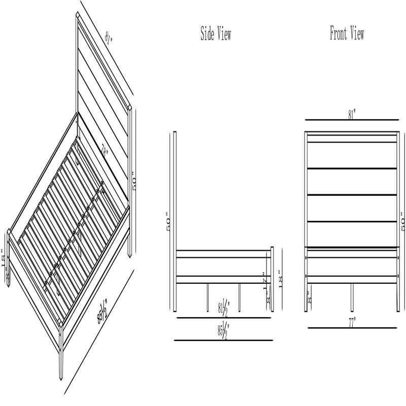 Arden 5-Piece Bedroom Set with King Bed, Two 2-Drawer Nightstands with Open Shelf, 5-Drawer Chest, 6-Drawer Dresser