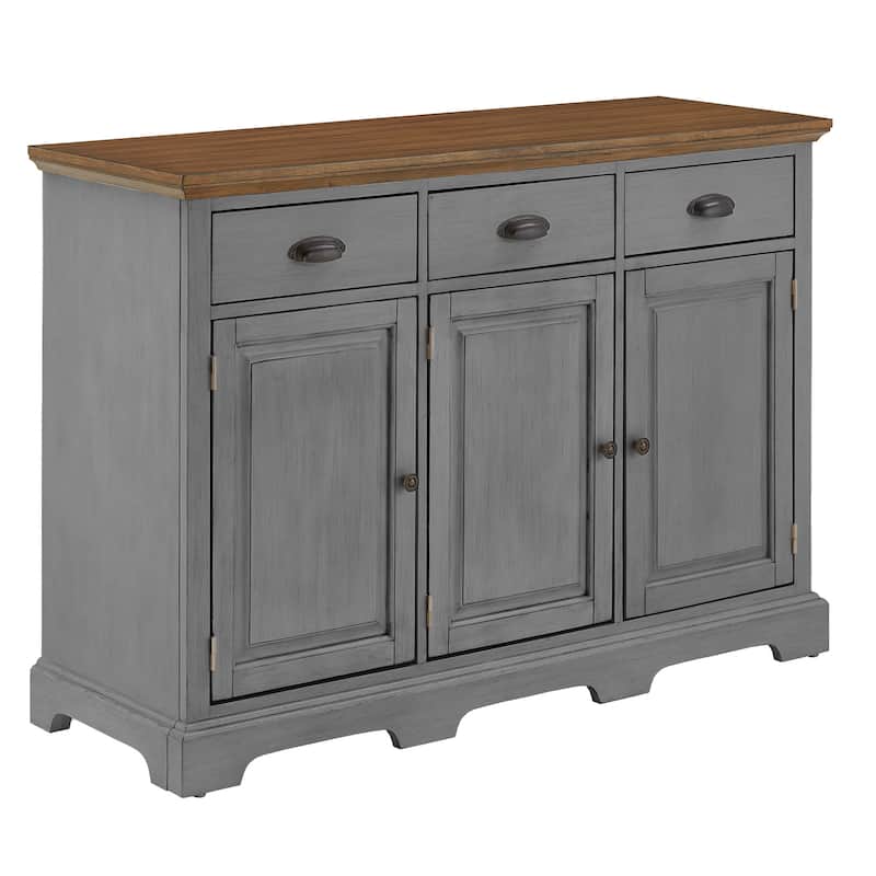 Eleanor Wood Cabinet Buffet Server by iNSPIRE Q Classic - Antique Grey