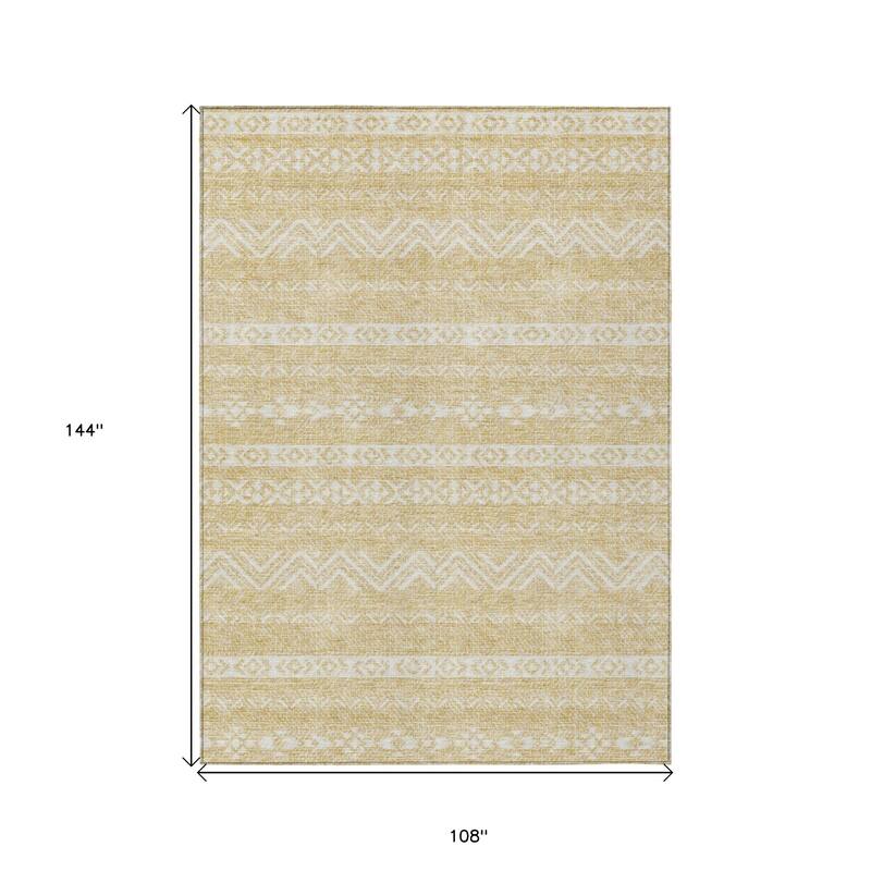 HomeRoots Southwestern Transitional Rectangle Outdoor Rug