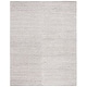 preview thumbnail 12 of 32, Martha Stewart by SAFAVIEH Handmade Lisaveta Modern Wool Rug 8' x 10' - Ivory/Light Grey - Rectangle