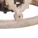 preview thumbnail 9 of 11, Farmhouse 4-Light Wood Drum Chandelier Kitchen Island Light for Dining Room