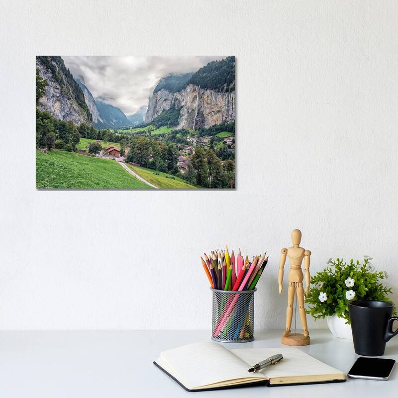 iCanvas "Swiss Valley" by Manjik Pictures Canvas Print - 8x12x0.75