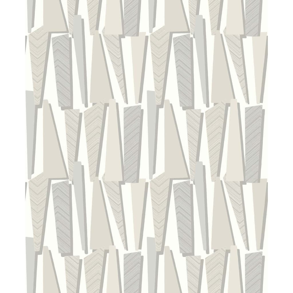 The Simple Life Geometric Shadows Unpasted Wallpaper