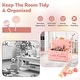 preview thumbnail 10 of 9, Costway Kids Princess Wooden Bench Seat Toy Box Storage Organizer - See Details