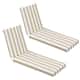 Option Grayish Brown Cabana Stripe x2