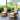 Cambridge Casual Camden Set of 4 Teak Outdoor Adirondack Chairs with Padded Seat