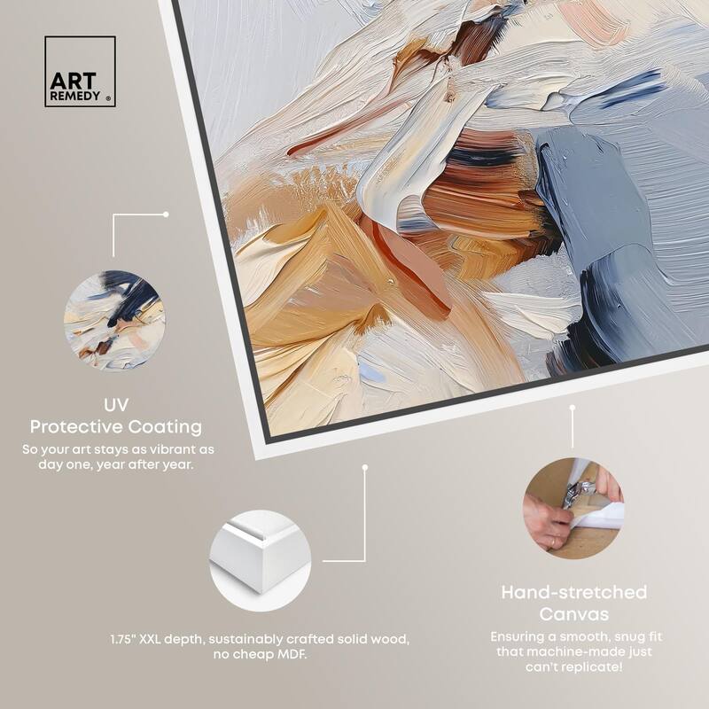 A Symphony in White II Canvas by Art Remedy