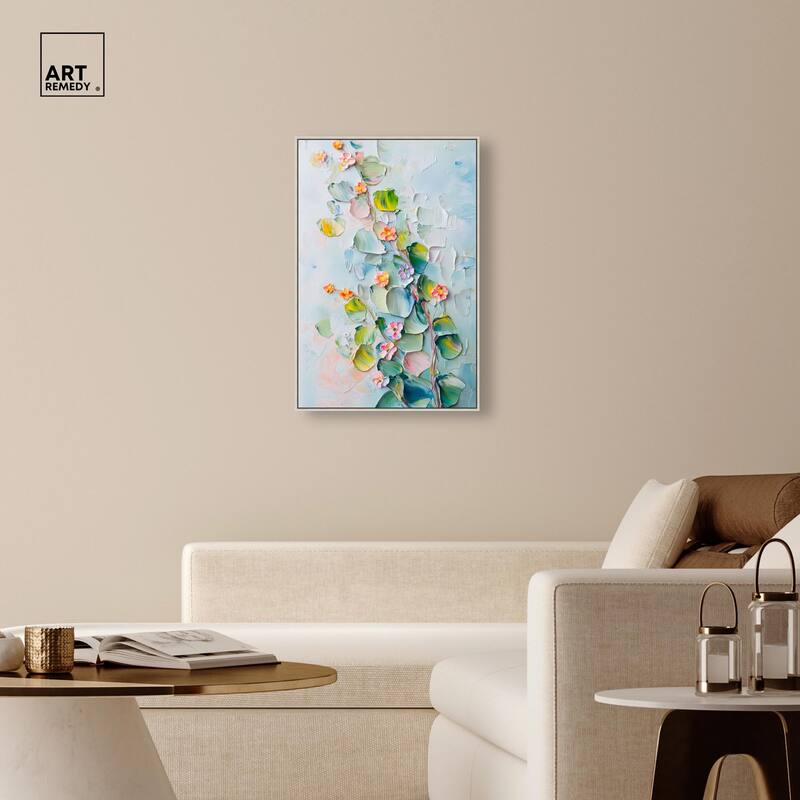 Textured Tendrils I Canvas by Art Remedy