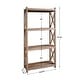 preview thumbnail 2 of 0, Uttermost Stratford 39" W Rustic Farmhouse 100% Reclaimed Wood Etagere