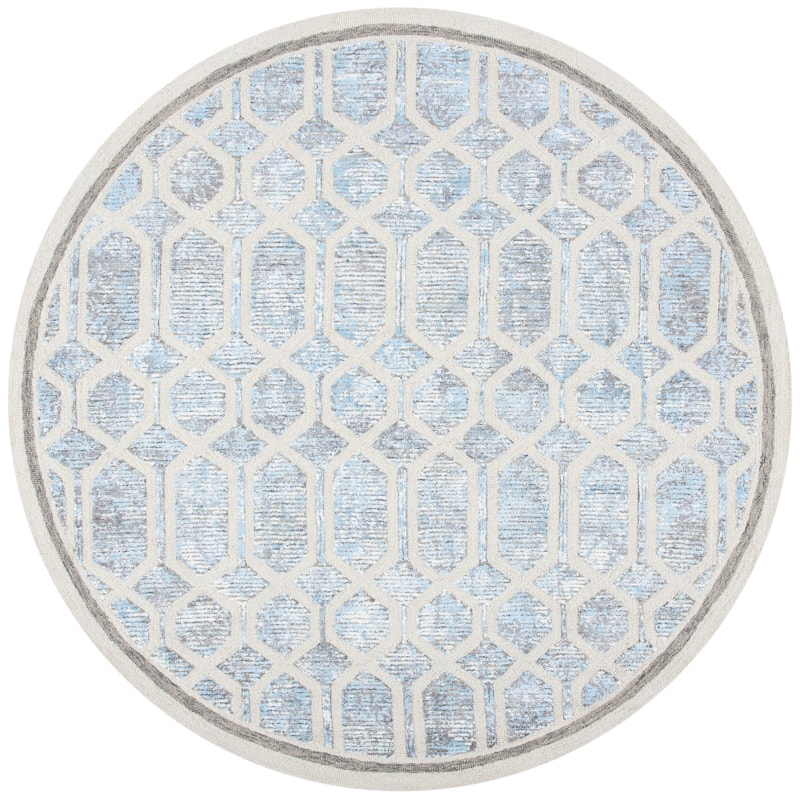 SAFAVIEH, Handmade Artistry Poulia Geometric Wool Rug