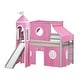 preview thumbnail 75 of 117, JACKPOT Prince & Princess Low Loft Twin Bed, Ladder Slide Tent & Tower