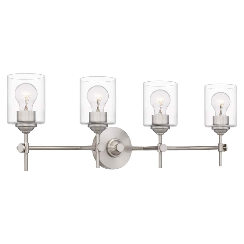 Aria 4-Light Brushed Nickel Vanity Light