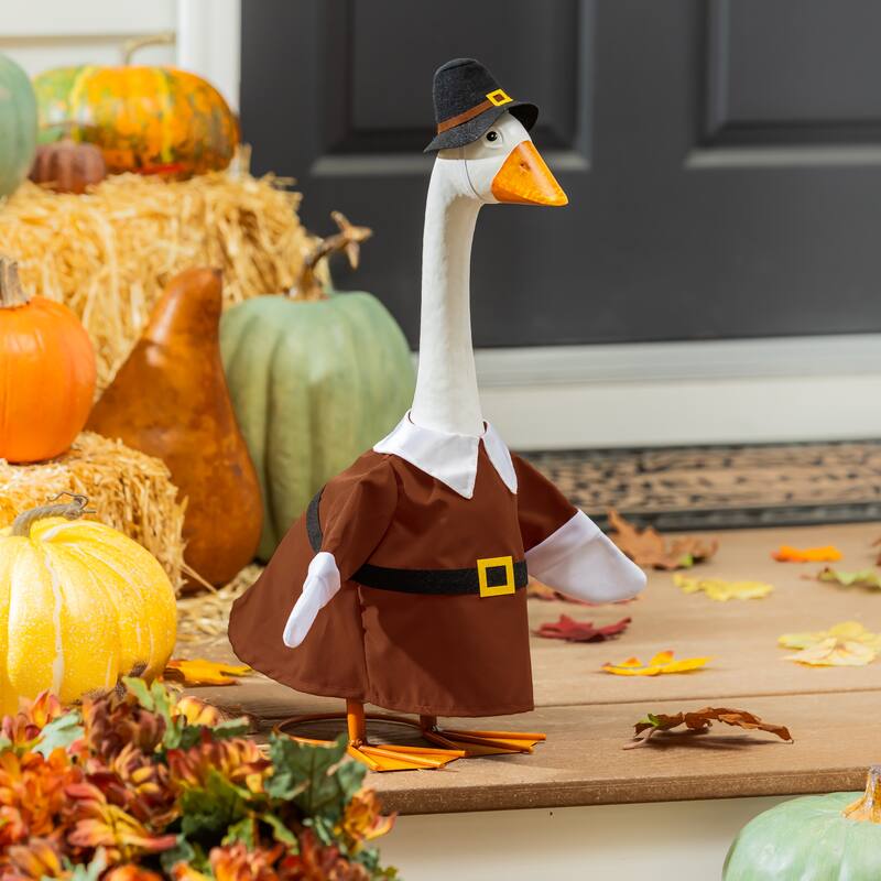Porch Goose Outfit for Garden Statue