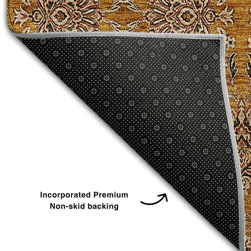 Premium Washable Super Soft Floral Borderless Mayfield Rug