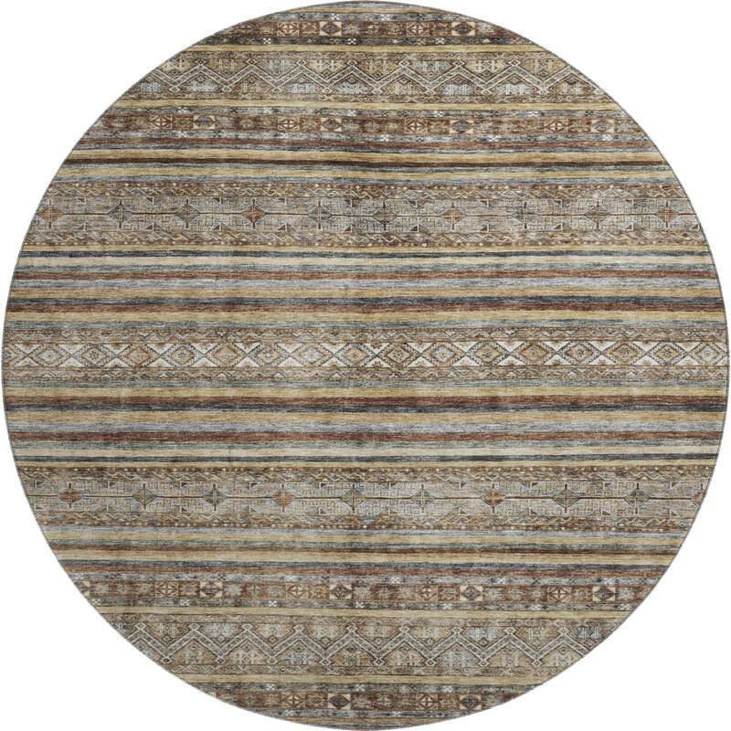 Premium Washable Super Soft Boho Stripes Mayfield Rug