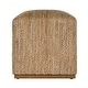 preview thumbnail 5 of 6, Como 17 in. W Square Banana Leaf Accent Stool