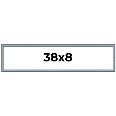 38x8 Frame Rustic Sky Blue Solid Wood Picture Frame | 0.75 Inch
