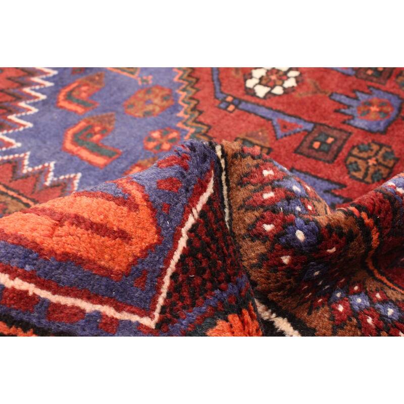 ECARPETGALLERY Hand-knotted Konya Anatolian Dark Red Wool Rug - 4'4 x 7'5