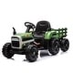 preview thumbnail 63 of 118, Luxury Electric Ride-On Tractor Toy for Children with Remote Control, Trailer, and LED Lights - 3-6 Years