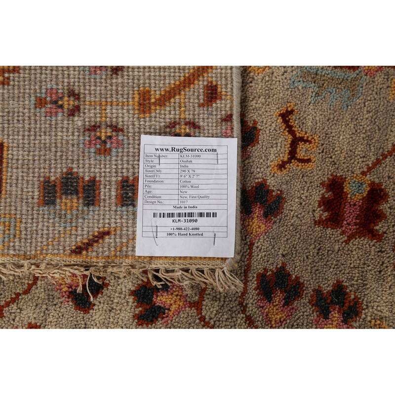 Kazak Indian Runner Rug Handmade Wool Carpet - 2'7"x 9'6"